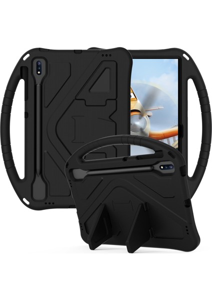 Galaxy Tab S7 Fe İçin Tablet Kılıfı - Siyah (Yurt Dışından)