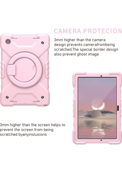 Galaxy Tab A İçin Tablet Kılıfı - Rose Gold (Yurt Dışından) fiyatları