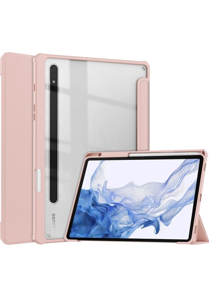 Galaxy Tab S8 İçin Tablet Kılıfı - Rose Gold (Yurt Dışından)