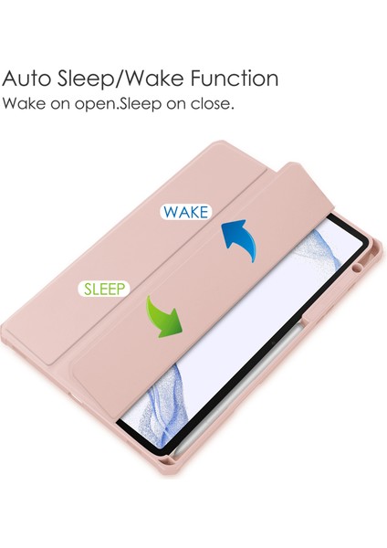 Galaxy Tab S8 İçin Tablet Kılıfı - Rose Gold (Yurt Dışından) indirimleri