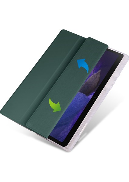 Galaxy Tab A İçin Tablet Kılıfı - Yeşil (Yurt Dışından)