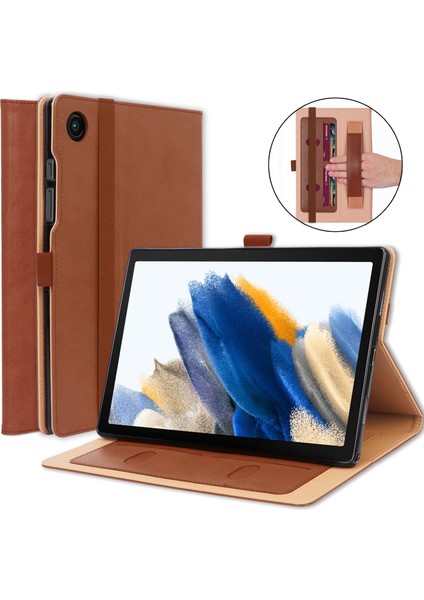 Galaxy Tab A İçin Tablet Kılıfı - Kahverengi (Yurt Dışından)