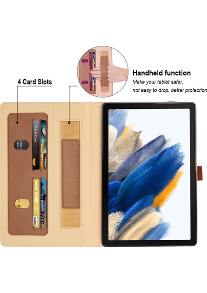 Galaxy Tab A İçin Tablet Kılıfı - Kahverengi (Yurt Dışından) indirimleri