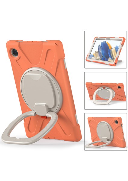 Galaxy Tab A İçin Tablet Kılıfı - Turuncu - Beyaz (Yurt Dışından) fiyatları