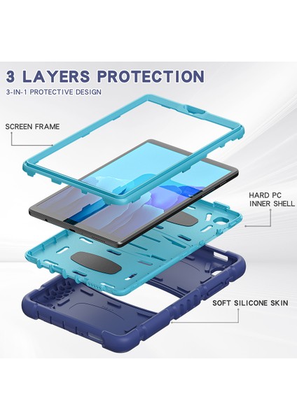 Galaxy Tab A İçin Tablet Kılıfı - Lacivert (Yurt Dışından) fiyatları