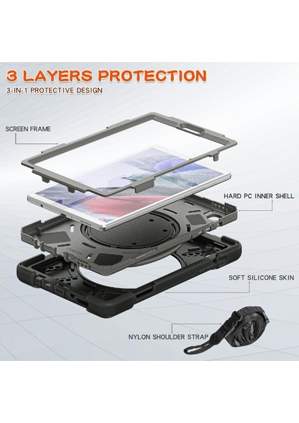 Galaxy Tab A İçin Tablet Kılıfı - Haki (Yurt Dışından) fiyatları