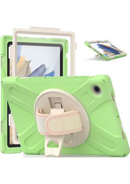 Galaxy Tab A İçin Tablet Kılıfı - Açık Yeşil (Yurt Dışından)