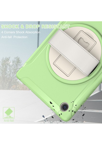 Galaxy Tab A İçin Tablet Kılıfı - Açık Yeşil - Beyaz (Yurt Dışından) modelleri