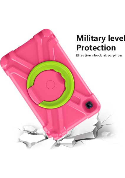 Galaxy Tab A İçin Tablet Kılıfı - Pembe - Yeşil (Yurt Dışından)