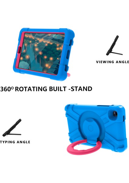 Galaxy Tab A İçin Tablet Kılıfı - Mavi - Pembe (Yurt Dışından) fiyatları