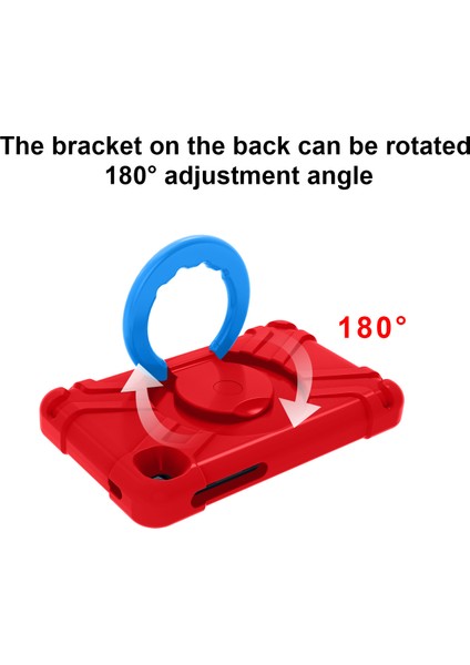 Galaxy Tab A İçin Tablet Kılıfı - Kırmızı - Mavi (Yurt Dışından) fırsatları