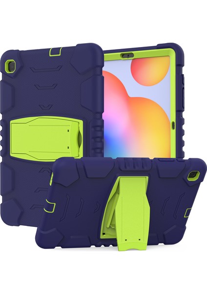Galaxy Tab S6 Lite İçin Tablet Kılıfı - Koyu Mavi (Yurt Dışından)