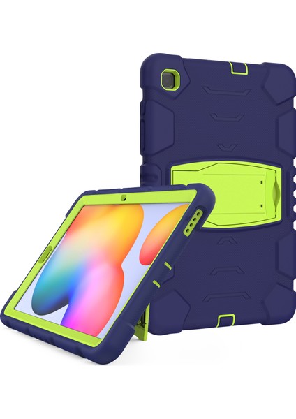 Galaxy Tab S6 Lite İçin Tablet Kılıfı - Koyu Mavi (Yurt Dışından)