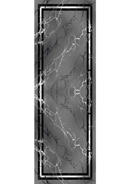 Dijital Baskılı Kaymaz Taban Yıkanabilir Modern Salon Halısı Koridor Halısı Yolluk VHU-HT-1260