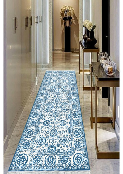 Dijital Baskılı Kaymaz Taban Yıkanabilir Modern Salon Halısı Koridor Halısı Yolluk VHU-HK-157