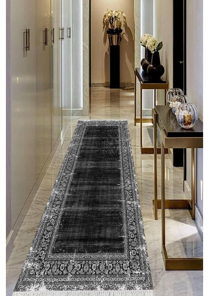 Dijital Baskılı Kaymaz Taban Yıkanabilir Modern Salon Halısı Koridor Halısı Yolluk VHU-HT-124