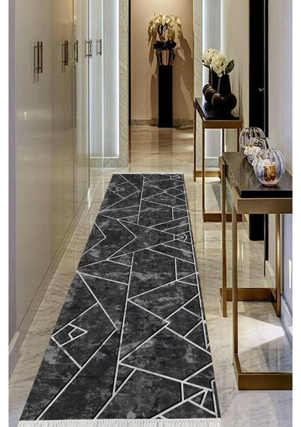 Dijital Baskılı Kaymaz Taban Yıkanabilir Modern Salon Halısı Koridor Halısı Yolluk Vhu-Ht-24