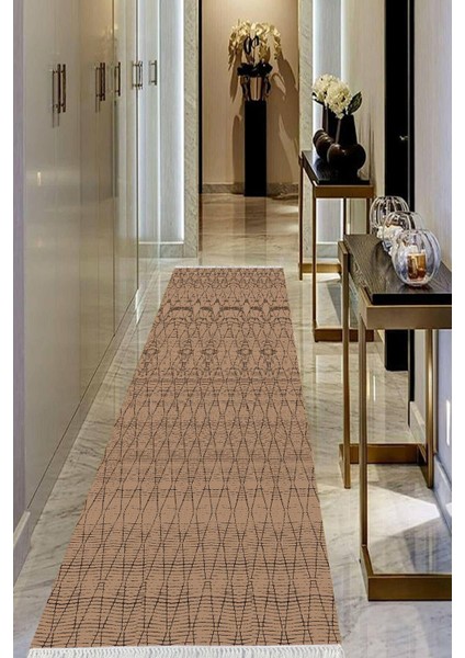Dijital Baskılı Kaymaz Taban Yıkanabilir Modern Salon Halısı Koridor Halısı Yolluk VHU-HT-729