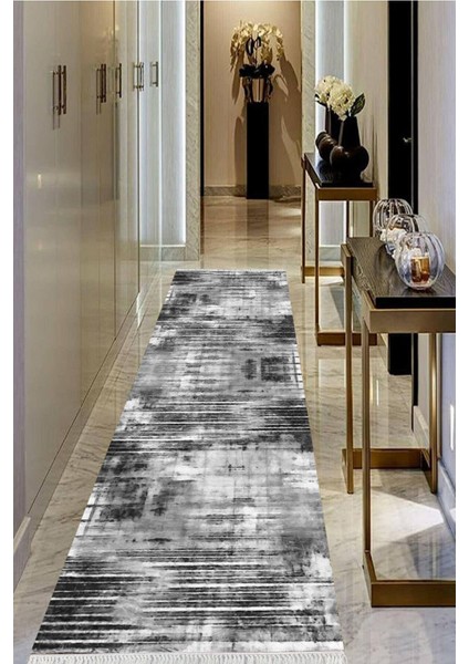 Dijital Baskılı Kaymaz Taban Yıkanabilir Modern Salon Halısı Koridor Halısı Yolluk VHU-HY-969