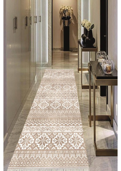 Dijital Baskılı Kaymaz Taban Yıkanabilir Modern Salon Halısı Koridor Halısı Yolluk VHU-HT-987