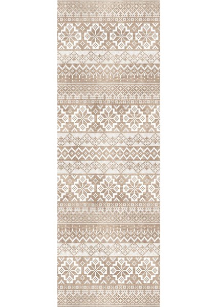 Dijital Baskılı Kaymaz Taban Yıkanabilir Modern Salon Halısı Koridor Halısı Yolluk VHU-HT-987