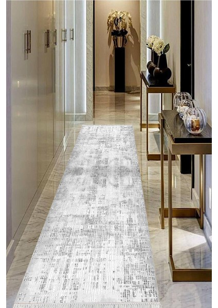 Dijital Baskılı Kaymaz Taban Yıkanabilir Modern Salon Halısı Koridor Halısı Yolluk VHU-HY-941