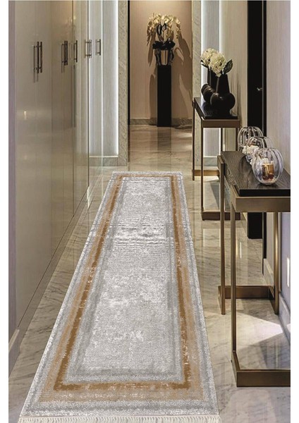Dijital Baskılı Kaymaz Taban Yıkanabilir Modern Salon Halısı Koridor Halısı Yolluk VHU-HY-1406