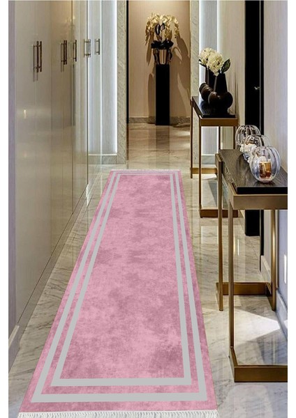 Dijital Baskılı Kaymaz Taban Yıkanabilir Modern Salon Halısı Koridor Halısı Yolluk VHU-SD-300
