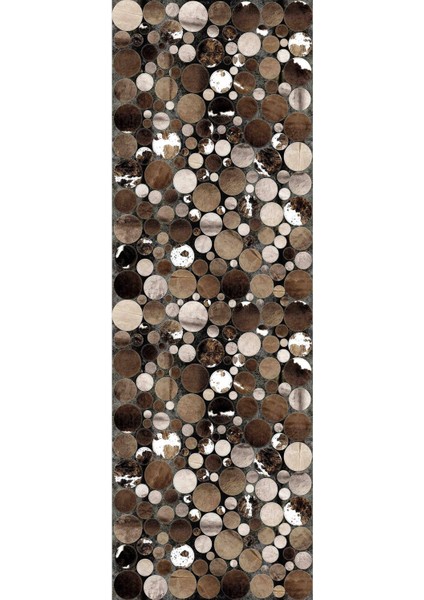 Dijital Baskılı Kaymaz Taban Yıkanabilir Modern Salon Halısı Koridor Halısı Yolluk VHU-HS-453