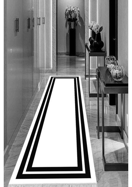 Dijital Baskılı Kaymaz Taban Yıkanabilir Modern Salon Halısı Koridor Halısı Yolluk VHU-HS-552