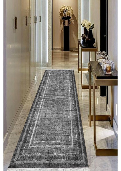 Dijital Baskılı Kaymaz Taban Yıkanabilir Modern Salon Halısı Koridor Halısı Yolluk VHU-HT-972