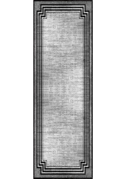 Dijital Baskılı Kaymaz Taban Yıkanabilir Modern Salon Halısı Koridor Halısı Yolluk VHU-HT-664