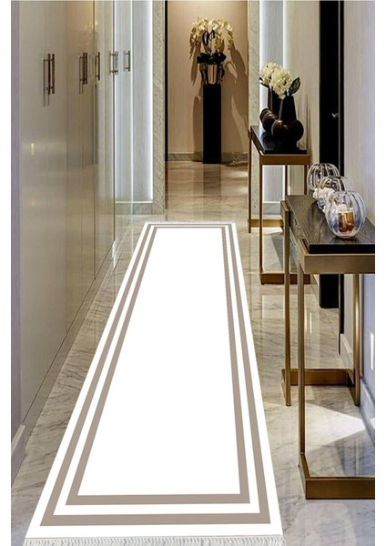 Dijital Baskılı Kaymaz Taban Yıkanabilir Modern Salon Halısı Koridor Halısı Yolluk VHU-SD-752