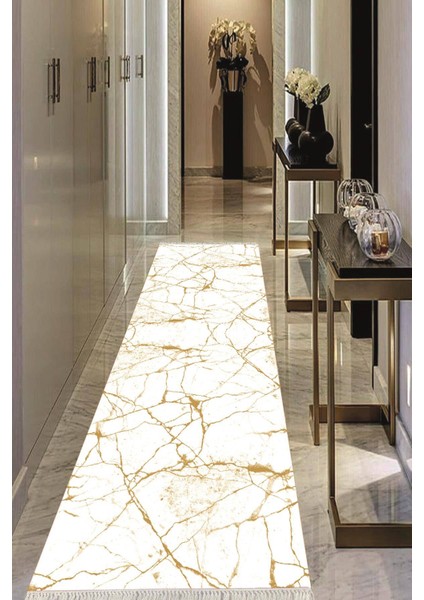 Dijital Baskılı Kaymaz Taban Yıkanabilir Modern Salon Halısı Koridor Halısı Yolluk VHU-HT-420