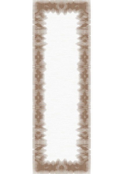 Dijital Baskılı Kaymaz Taban Yıkanabilir Modern Salon Halısı Koridor Halısı Yolluk VHU-HT-1038