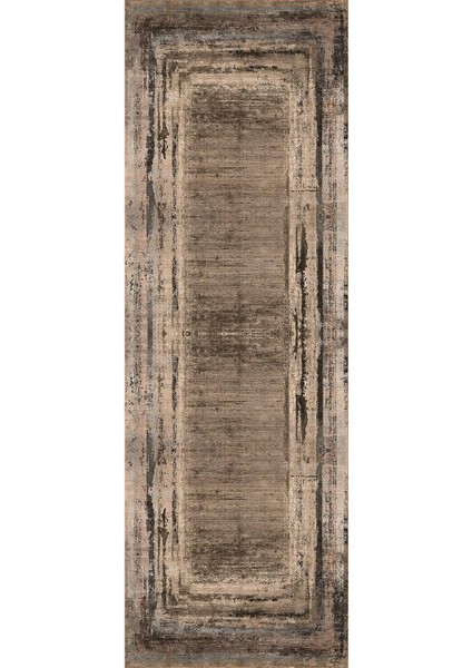 Dijital Baskılı Kaymaz Taban Yıkanabilir Modern Salon Halısı Koridor Halısı Yolluk VHU-HT-971