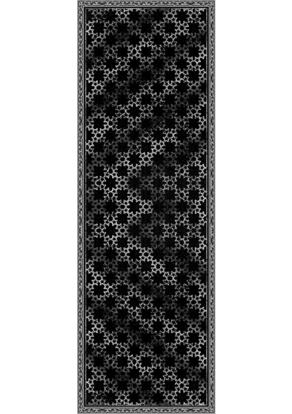 Dijital Baskılı Kaymaz Taban Yıkanabilir Modern Salon Halısı Koridor Halısı Yolluk VHU-SD-1113