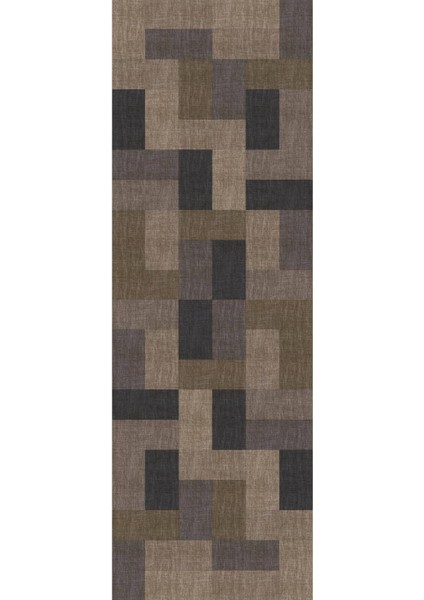 Dijital Baskılı Kaymaz Taban Yıkanabilir Modern Salon Halısı Koridor Halısı Yolluk VHU-SD-368