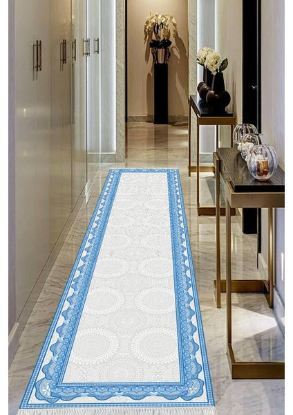 Dijital Baskılı Kaymaz Taban Yıkanabilir Modern Salon Halısı Koridor Halısı Yolluk Vhu-Hk-19