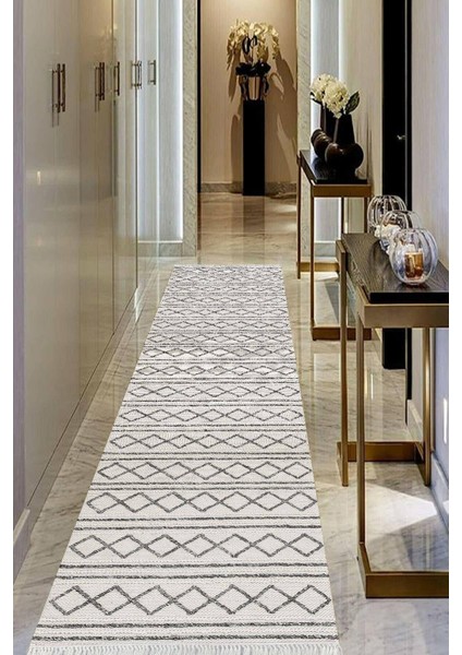 Dijital Baskılı Kaymaz Taban Yıkanabilir Modern Salon Halısı Koridor Halısı Yolluk VHU-HY-1040