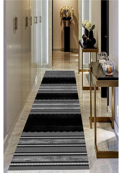 Dijital Baskılı Kaymaz Taban Yıkanabilir Modern Salon Halısı Koridor Halısı Yolluk Vhu-Sd-45