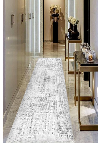 Dijital Baskılı Kaymaz Taban Yıkanabilir Modern Salon Halısı Koridor Halısı Yolluk VHU-HT-1348