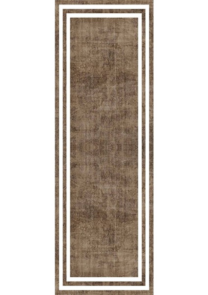 Dijital Baskılı Kaymaz Taban Yıkanabilir Modern Salon Halısı Koridor Halısı Yolluk VHU-HT-576