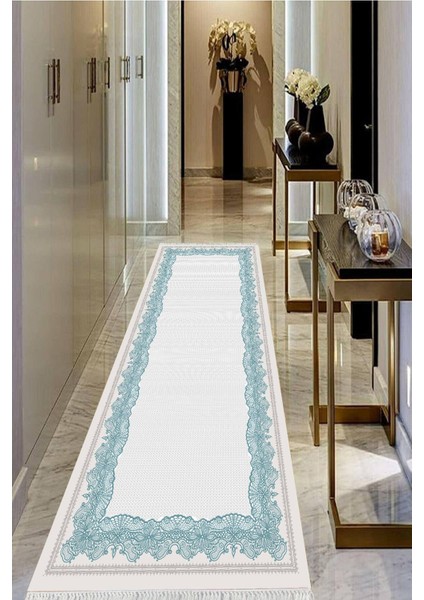 Dijital Baskılı Kaymaz Taban Yıkanabilir Modern Salon Halısı Koridor Halısı Yolluk VHU-HY-898