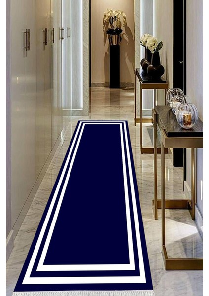 Dijital Baskılı Kaymaz Taban Yıkanabilir Modern Salon Halısı Koridor Halısı Yolluk VHU-HT-542