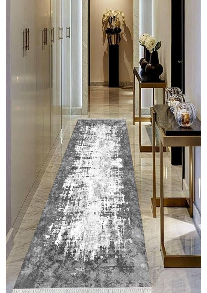 Dijital Baskılı Kaymaz Taban Yıkanabilir Modern Salon Halısı Koridor Halısı Yolluk VHU-HT-498