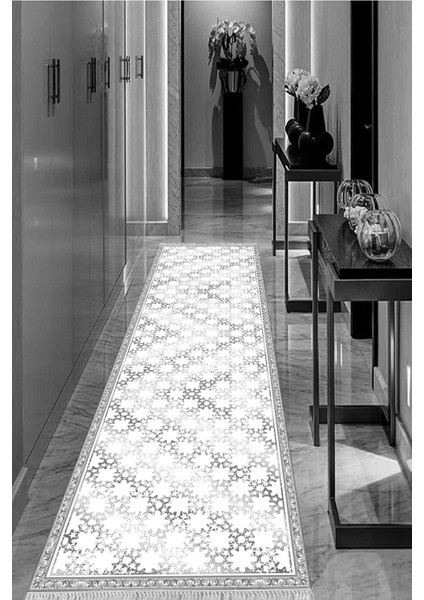 Dijital Baskılı Kaymaz Taban Yıkanabilir Modern Salon Halısı Koridor Halısı Yolluk VHU-SD-1111