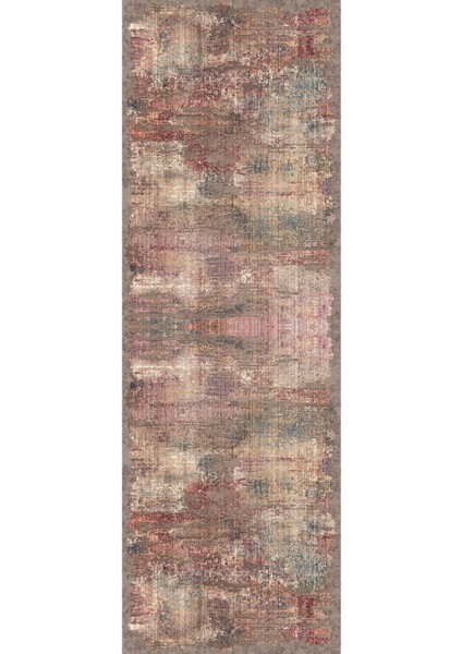 Dijital Baskılı Kaymaz Taban Yıkanabilir Modern Salon Halısı Koridor Halısı Yolluk VHU-HT-134