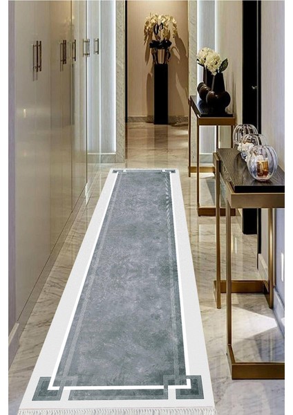 Dijital Baskılı Kaymaz Taban Yıkanabilir Modern Salon Halısı Koridor Halısı Yolluk VHU-SD-1130