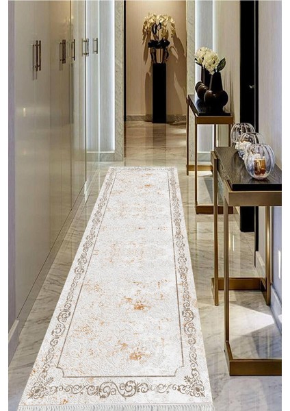 Dijital Baskılı Kaymaz Taban Yıkanabilir Modern Salon Halısı Koridor Halısı Yolluk VHU-SD-311